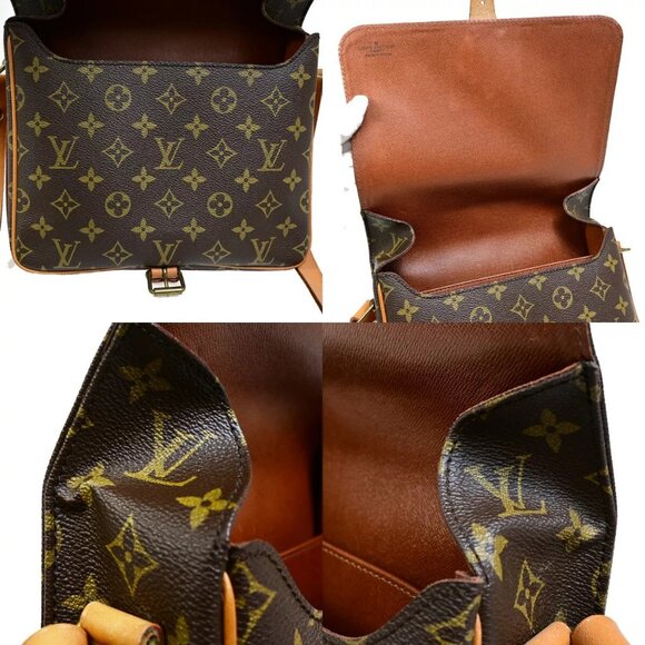 LOUIS VUITTON Cartouchiere GM Shoulder Bag Monogram Leather Brown - Picture 7 of 16